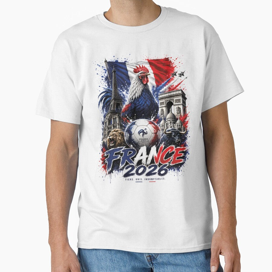 France 2026 Soccer Fan T-Shirt – French Rooster Football Supporter Tee, Patriotic France Fan Shirt, Vintage National Team Graphic by al21ex