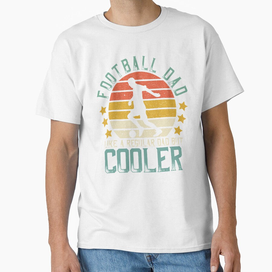 Football Dad Like A Regular Dad But Cooler by DreamColor