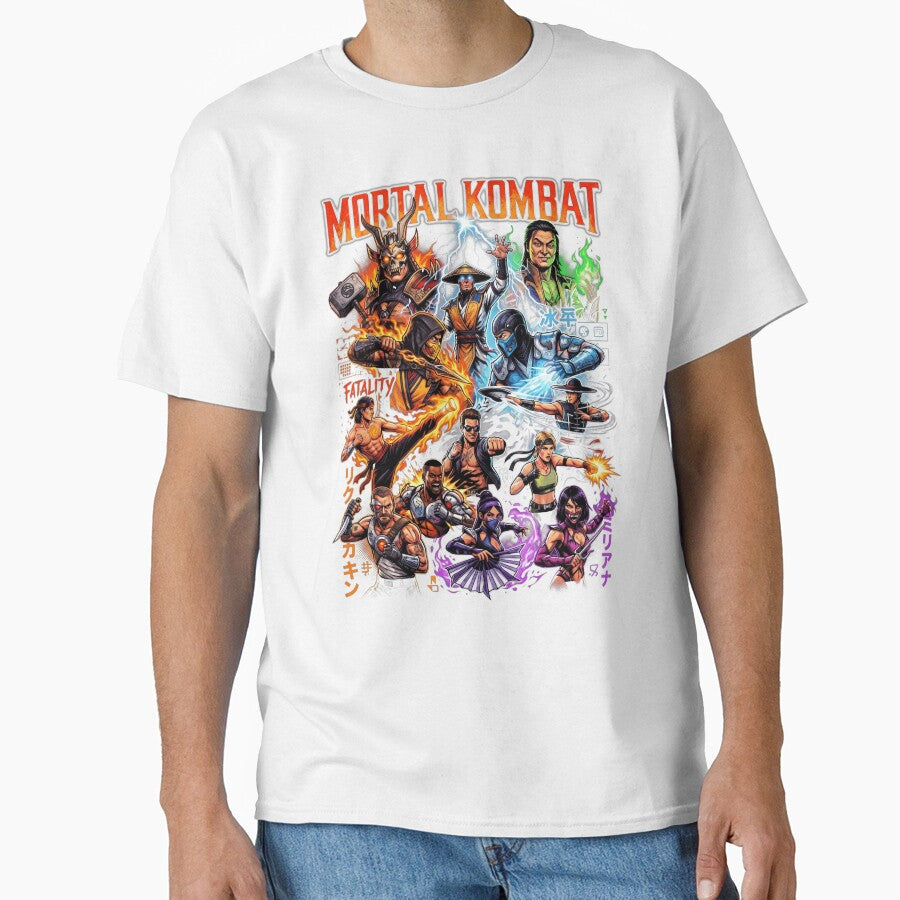 Mortal Kombat Fatality Retro Arcade Fighting Game Character by jinajinawoodood