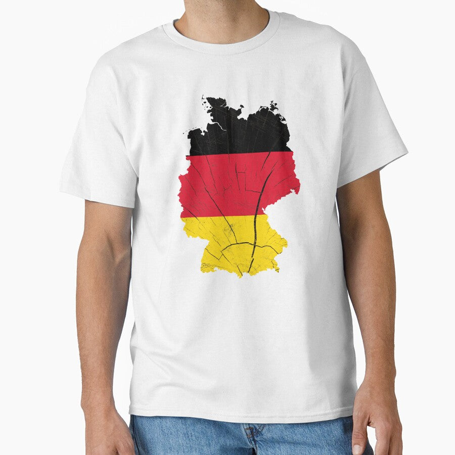 Germany Flag Map Wood Effect by Blok45
