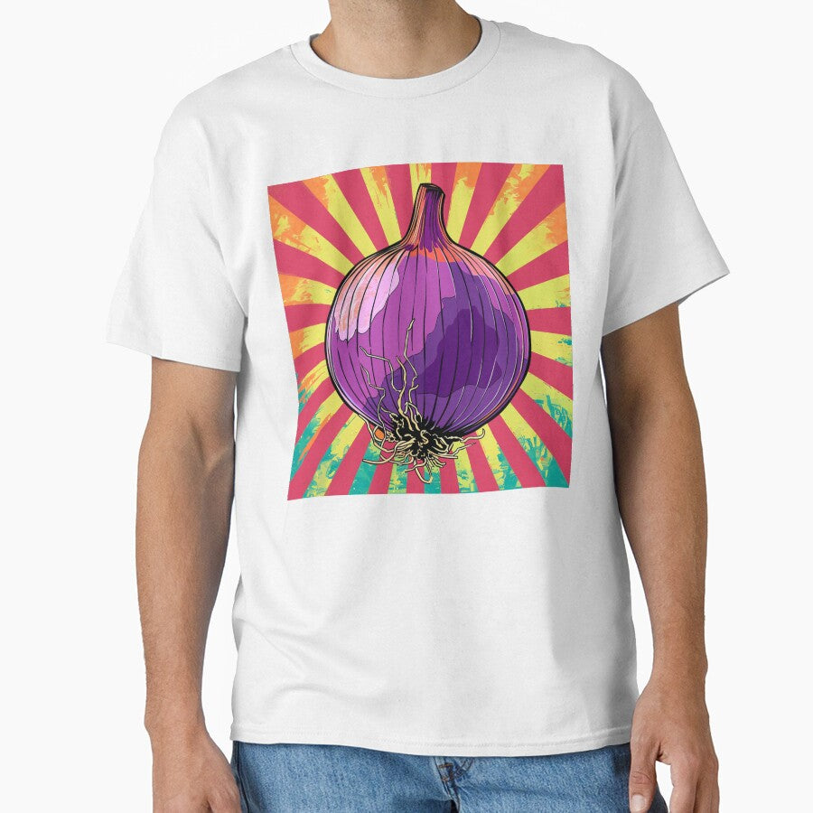 Red Onion Pop Art 4 by AstroRisq