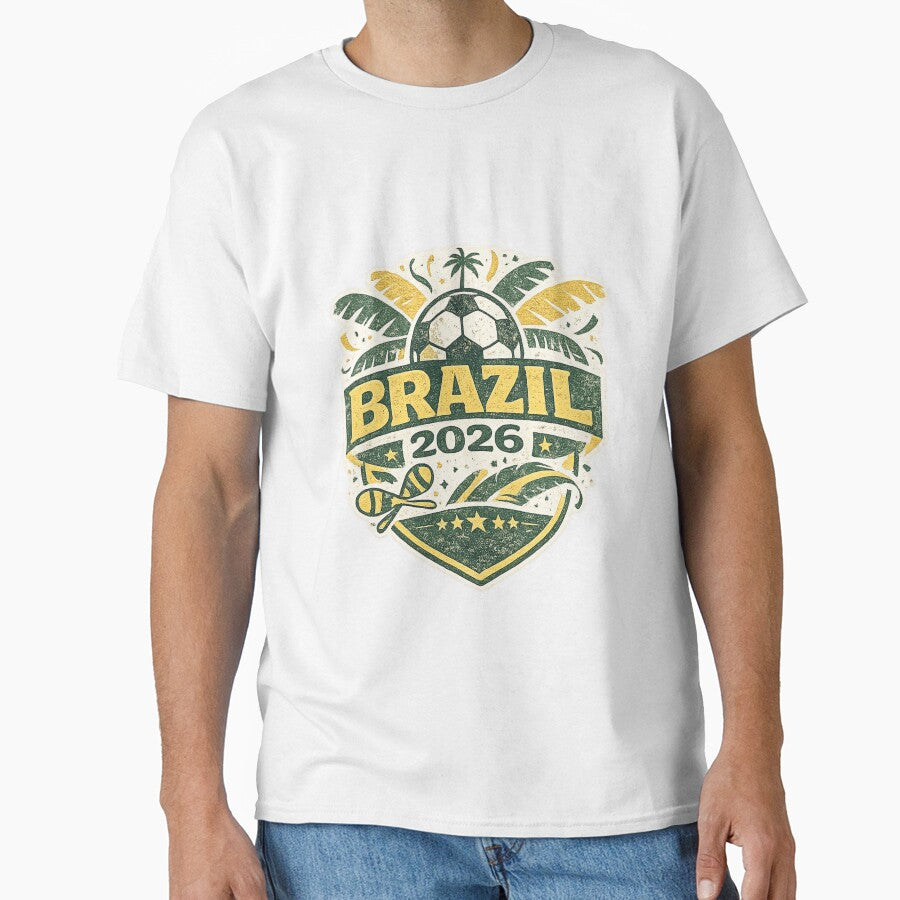 Brazil 2026 Vintage Soccer Fan World Cup Supporter Shirt by ArthUpscale