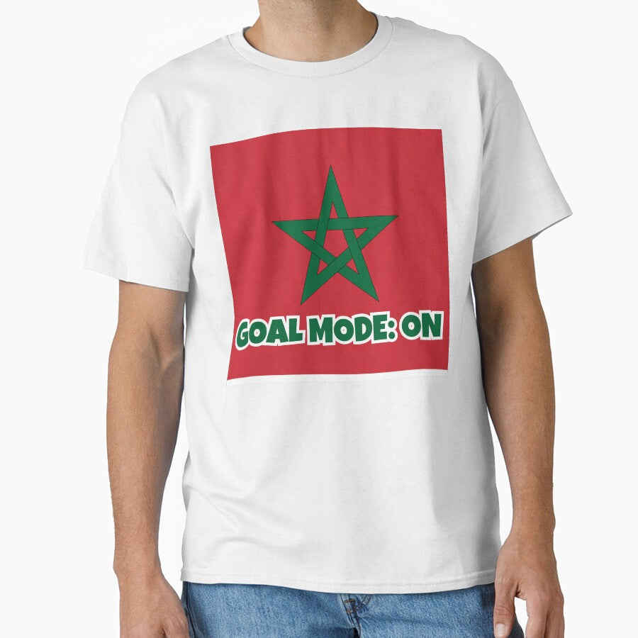 Morocco Soccer Fan Shirt – GOALMODE: ON Football Tee by LovelyHappyGift