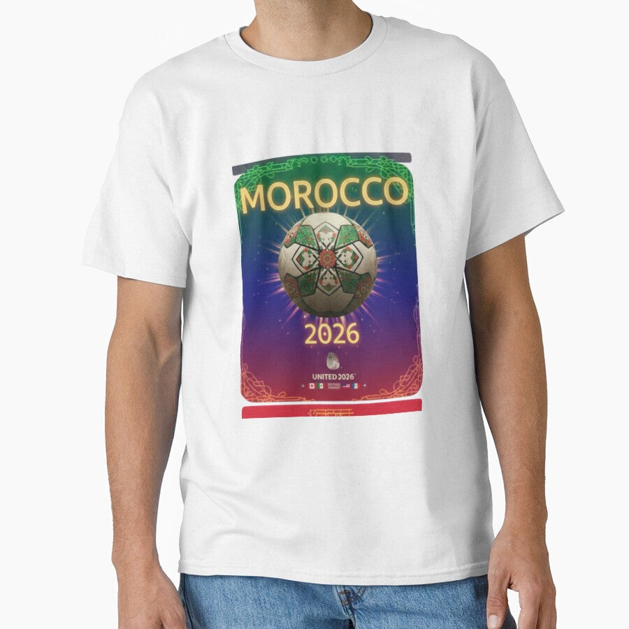 Morocco 2026 World Cup - Traditional Zellige Football Design by Moccroad