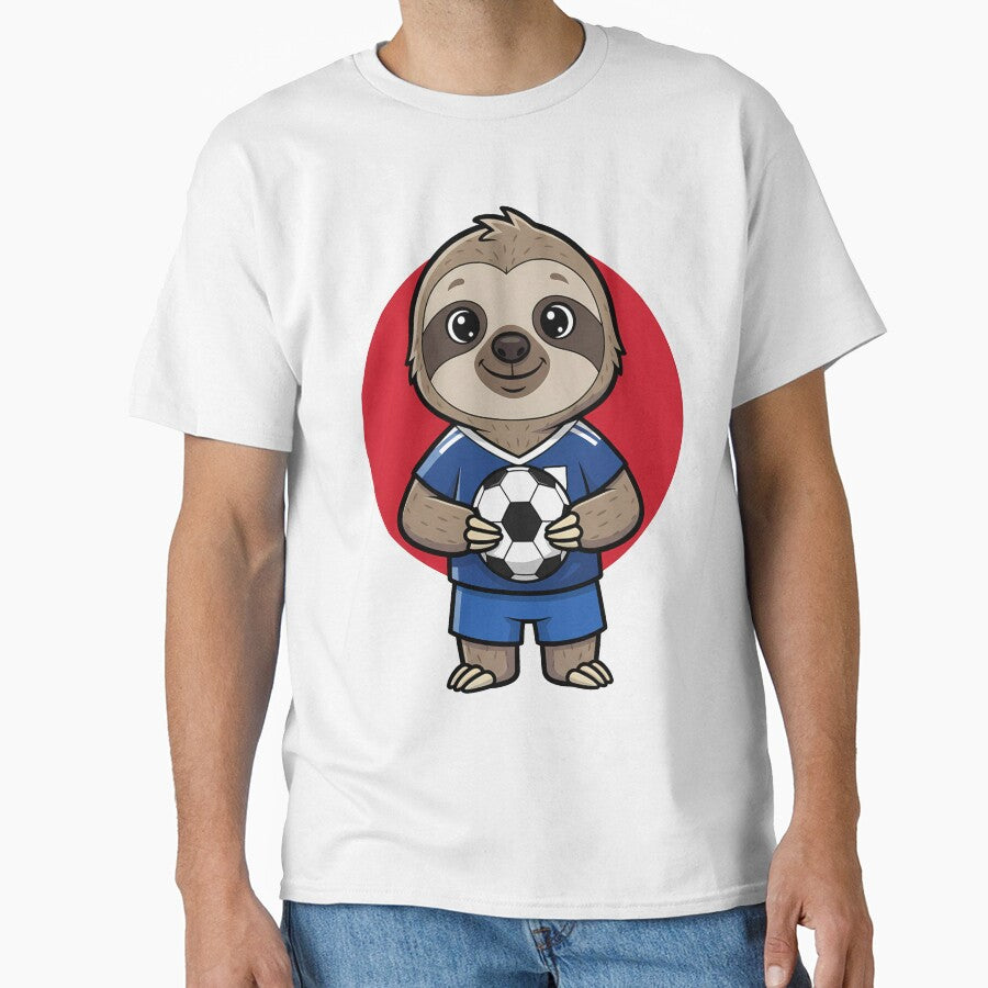 Japan Sloth Soccer Football Mascot by k3rstman1