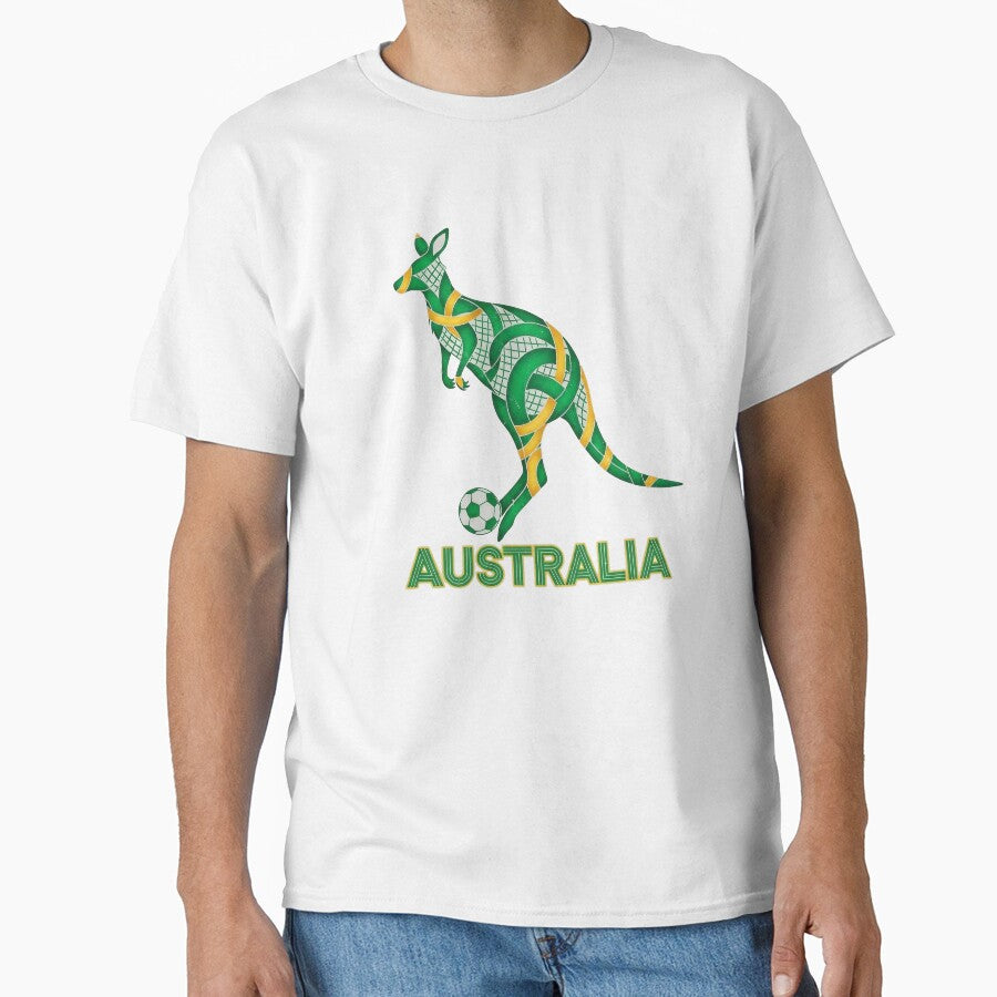 Geometric Kangaroo Australia Spirit by Majorprint
