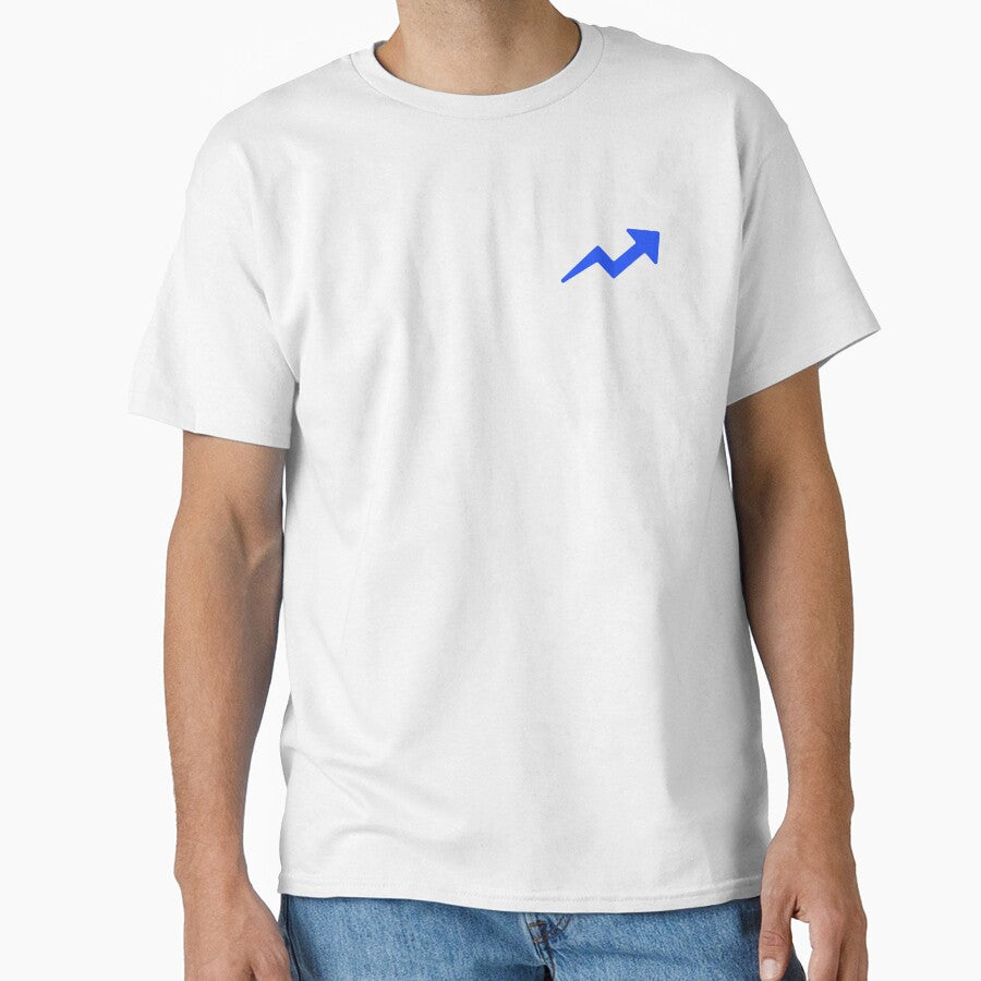 TRENDING UP ARROW (BRIGHT BLUE) by Top10Designs