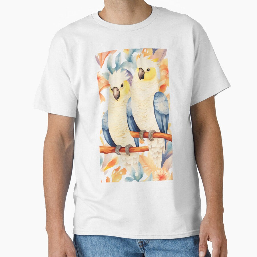 Australian Parrots in Yellow Shades by TeeGeeTees