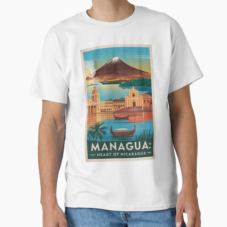 Managua Vintage Travel Poster by TravelerRat