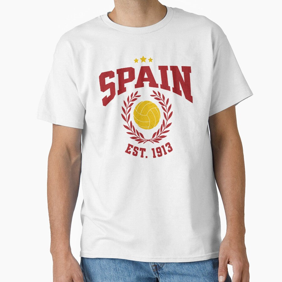 Spain Football - Vintage National Pride Varsity by NiceTeeClub