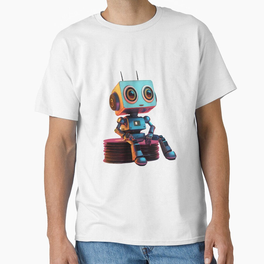 Vinyl Bot Vibes by AI-Only Creations