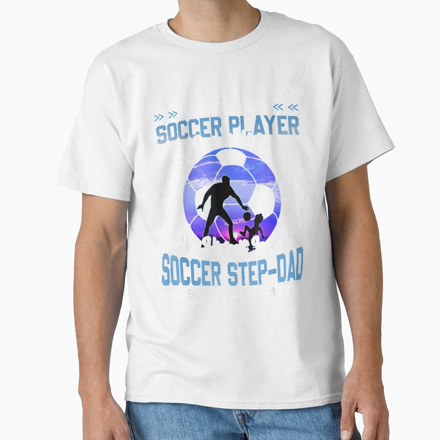 Behind Every Soccer Player Is Soccer Step Dad Gift by mchargue12