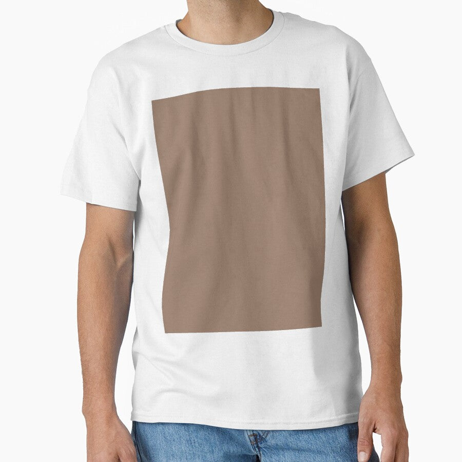 Mocha Brown solid color by Dana Du