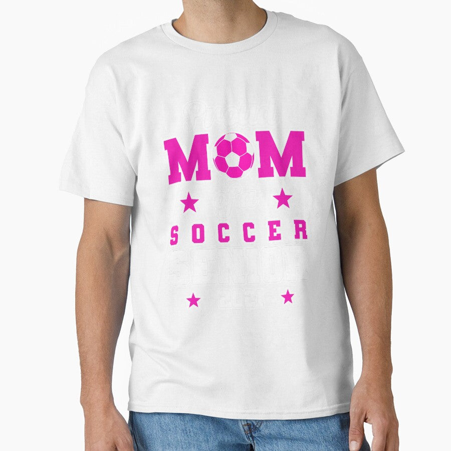 Proud Mom Of a Soccer Senior 2021, Volleyball Mom Funny Gift by Noahlaz