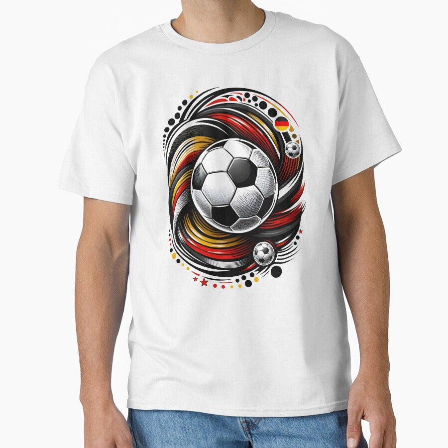 Football Germany Team Abstract Flag Ball Euro by Infinitee8hirts