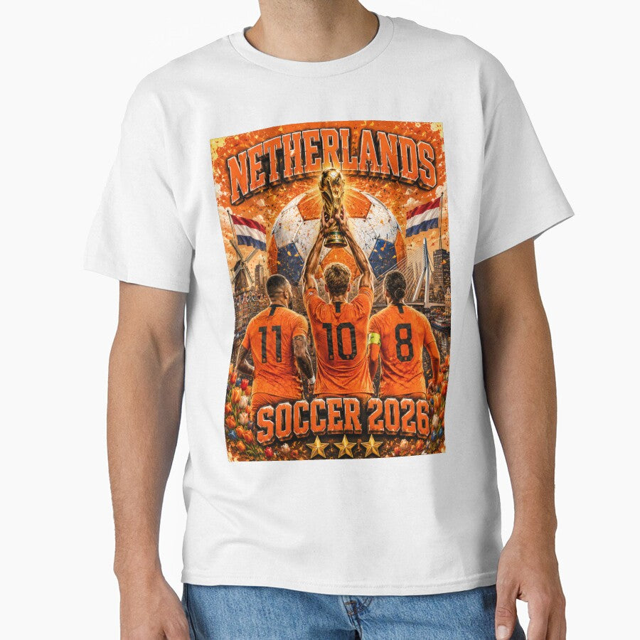 Netherlands Soccer 2026 Shirt – Dutch Football Fan Gift by UrbanPrintVibes