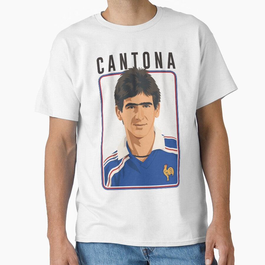 Eric Cantona ---- Retro Fan Design by AestheticNow