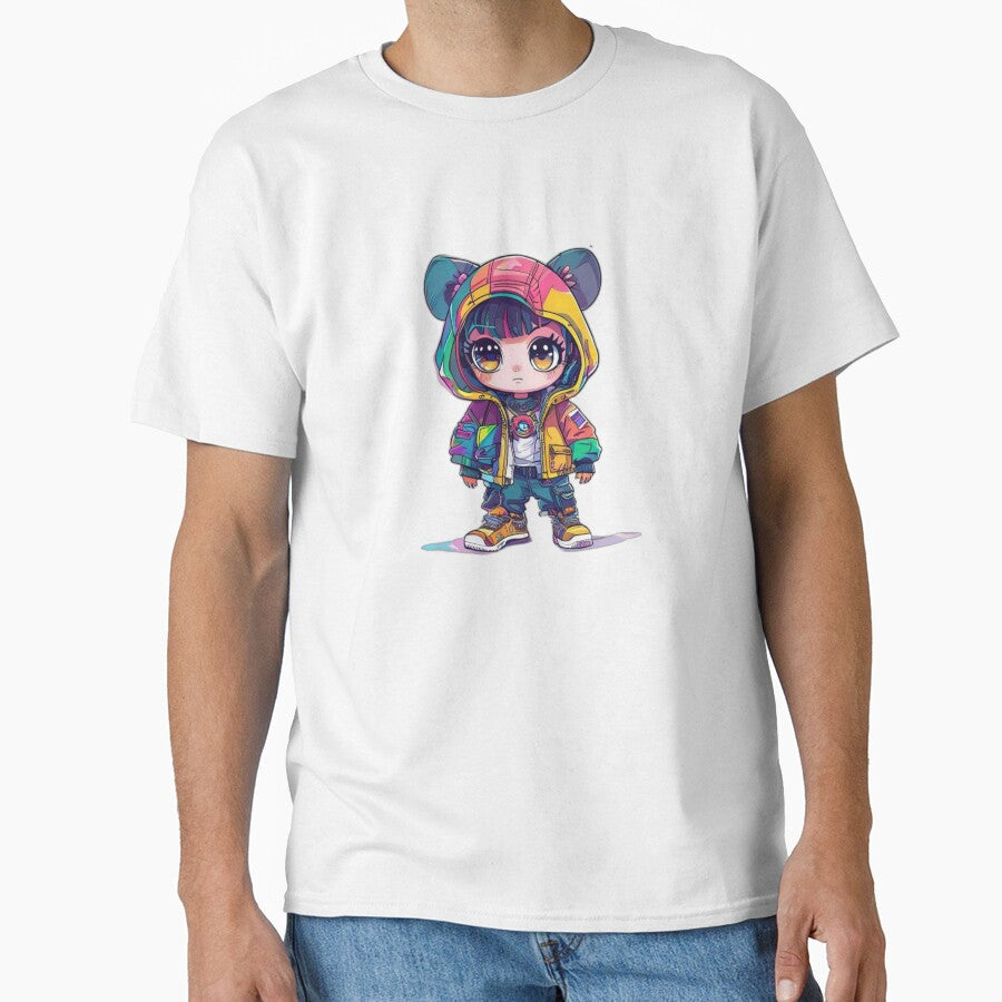 Cyberpunk Streetwear Cute Cartoon Design by Shadow-Stone