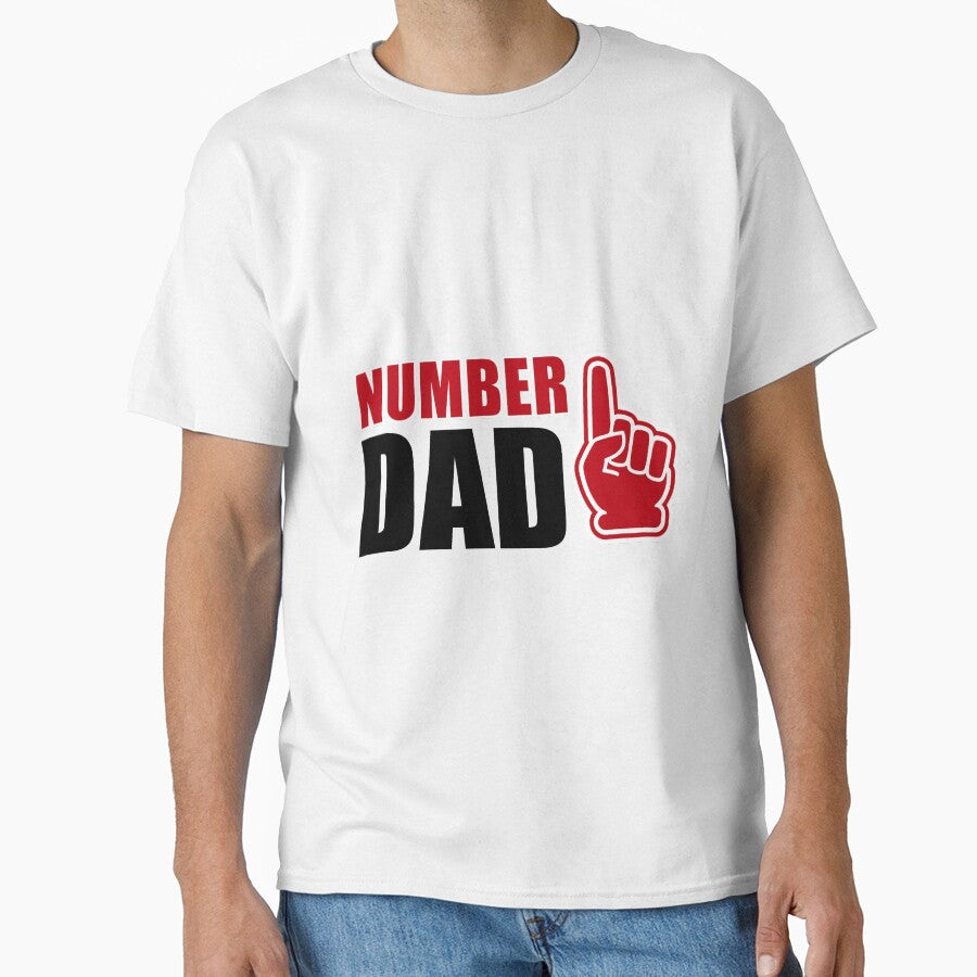 Number One Dad T-Shirt | #1 Father Tee by AllStarMerch