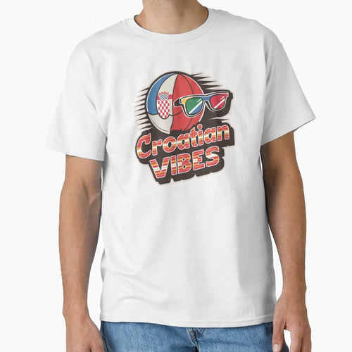 ''Croatian Vibes'' Proud to be Croatian T-Shirt by Witty Shirts