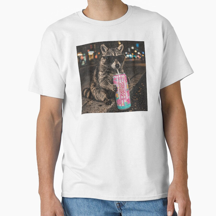 Funny Raccoon Cotton Candy Drink Graphic by SanipepaVase
