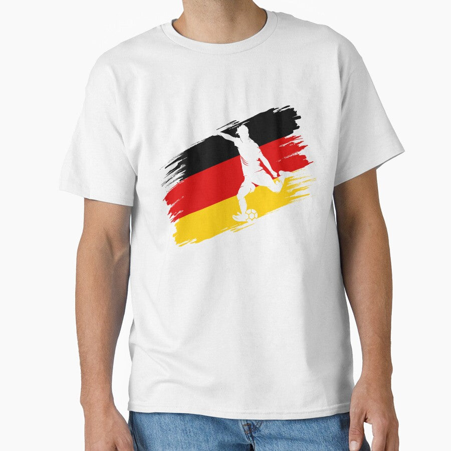 Germany Flag Football Soccer Fan Jersey by xtocky