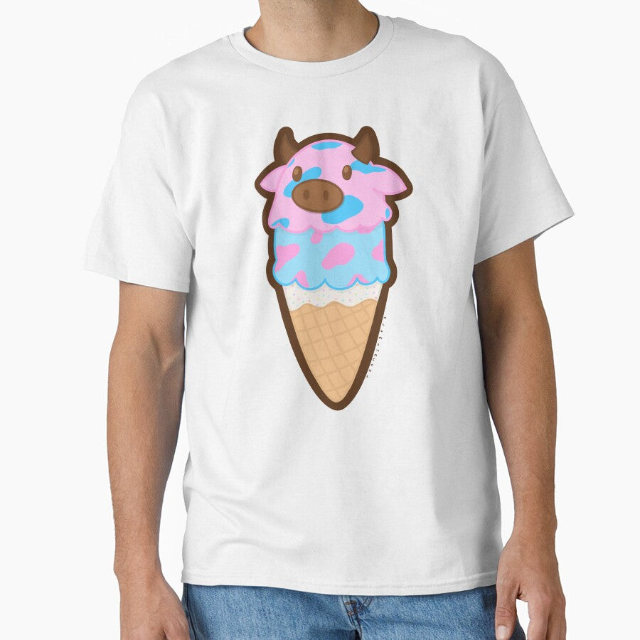Cotton Candy Ice Cream Cow by Jenny Rogers