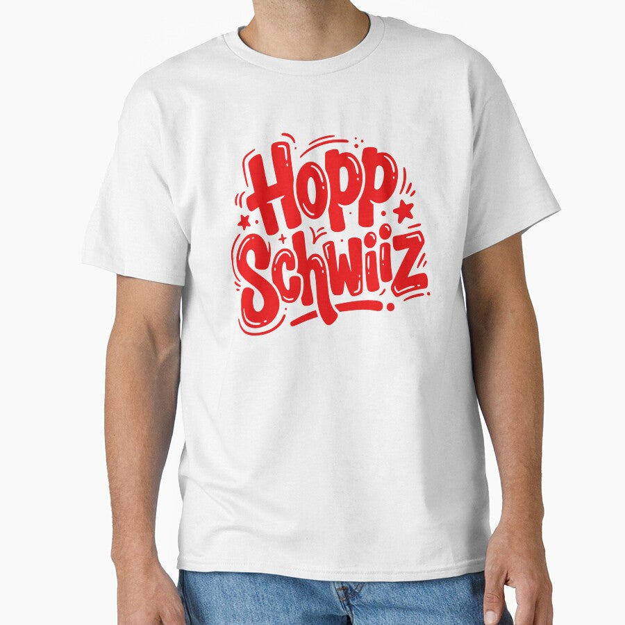 Hopp Schwiiz Swiss National Team Fan Cheer by AntiqueImages