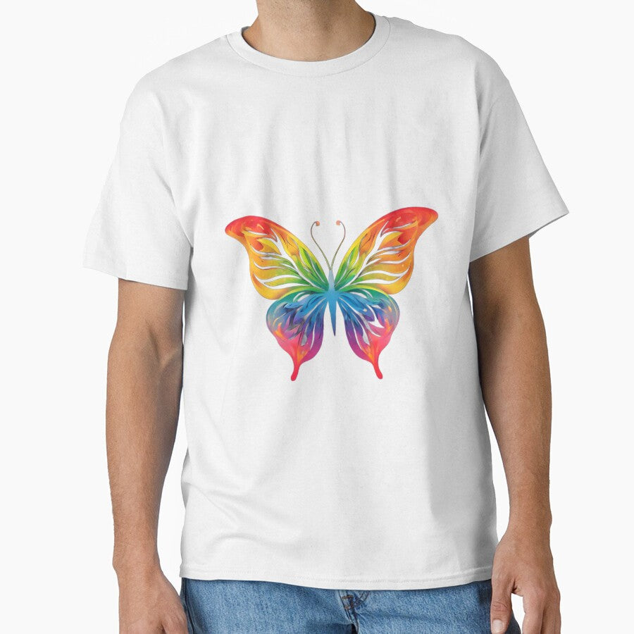 Simple Rainbow Butterfly by ArtByFrancis