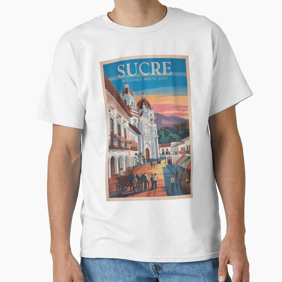 Sucre Vintage Travel Poster by TravelerRat