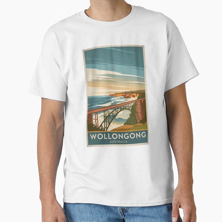 Wollongong Vintage Travel Poster by TravelerRat