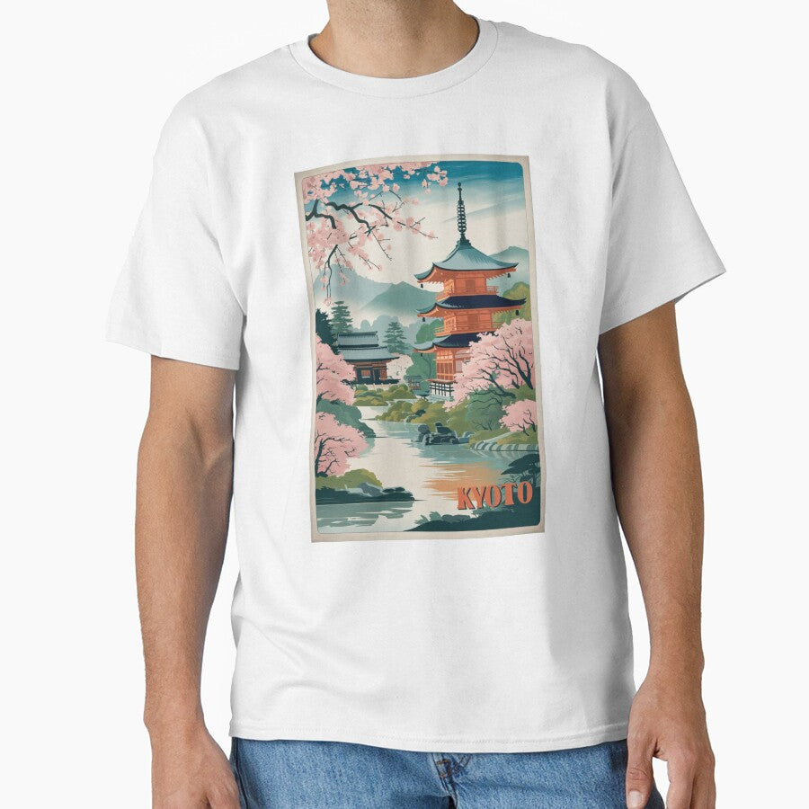Kyoto Vintage Travel Poster by TravelerRat