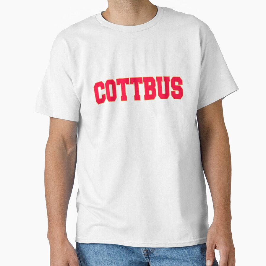 Cottbus lettering red yellow by Ecmoprints