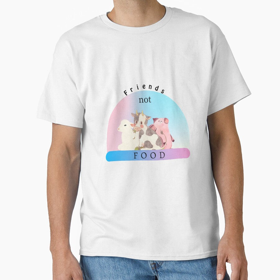 Vegan,Friends not food by Ela-Designer