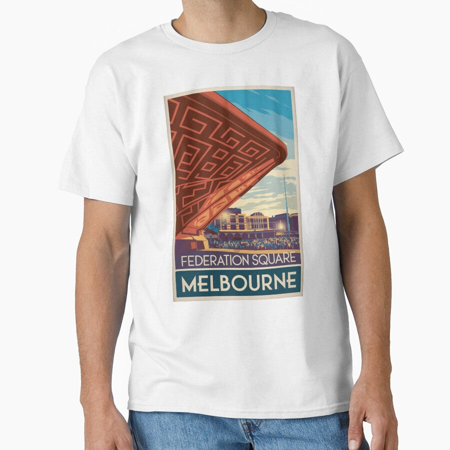 Melbourne Vintage Travel Poster by TravelerRat