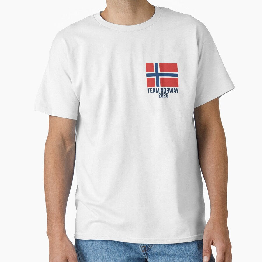 Team Norway 2026  Soccer Fan T-Shirt V18 by DBWStudios