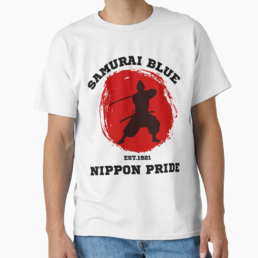 Samurai Blue Football Fan Graphic by WildTrace