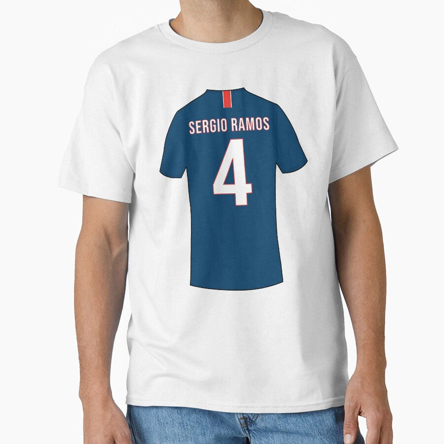 Sergio Ramos football jersey by Justtrendytees