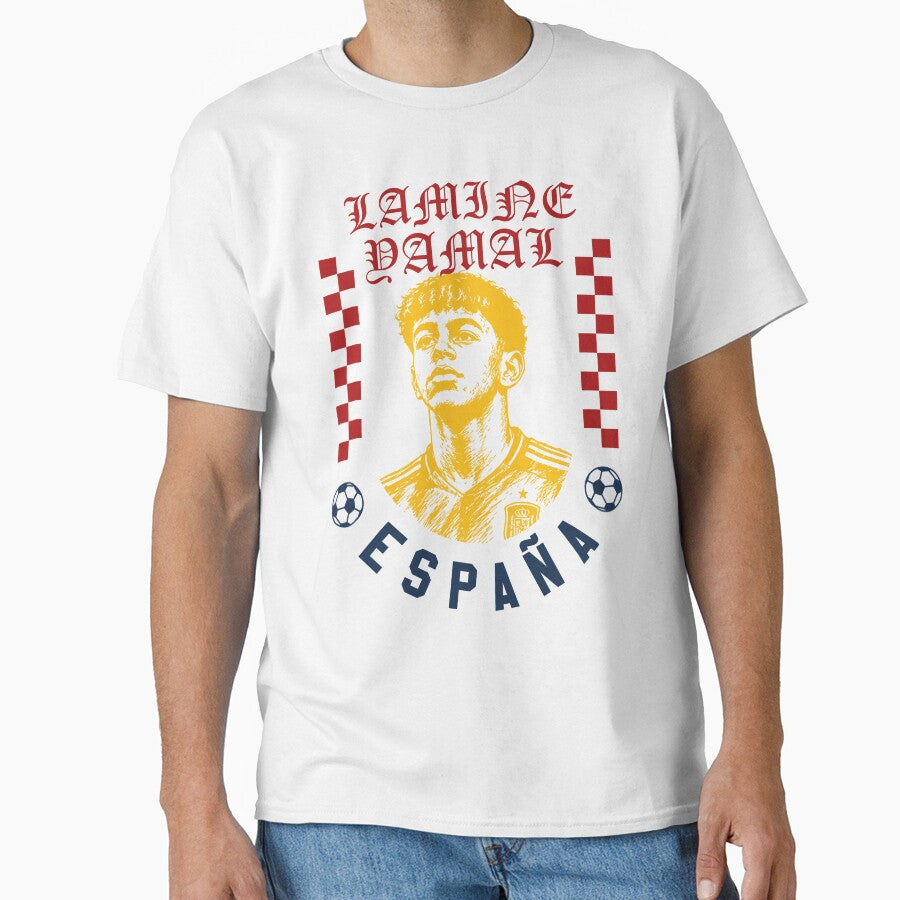 Lamine Yamal Spain Football Design Young Star World Cup Soccer Fan Art by Tattee
