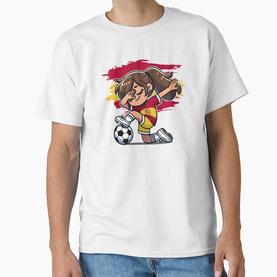 Soccer Girl Spain Football Lover by DetourShirts