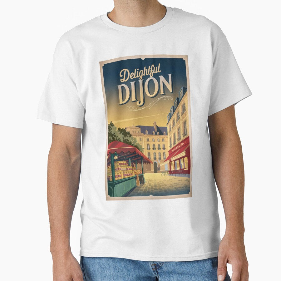 Dijon Vintage Travel Poster by TravelerRat
