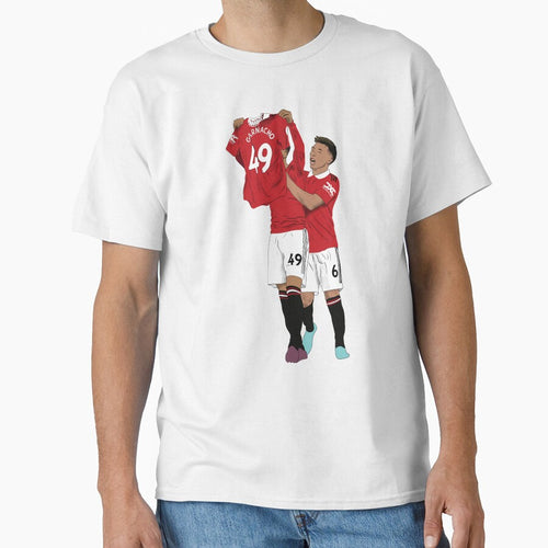 Alejandro Garnacho Goal Celebration by DASClothingCo