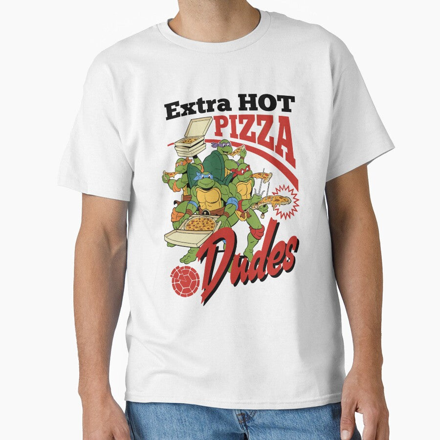 Pizza Dudes - Retro Mutant Ninja Turtles Pizza Party by Krasnovaovaova