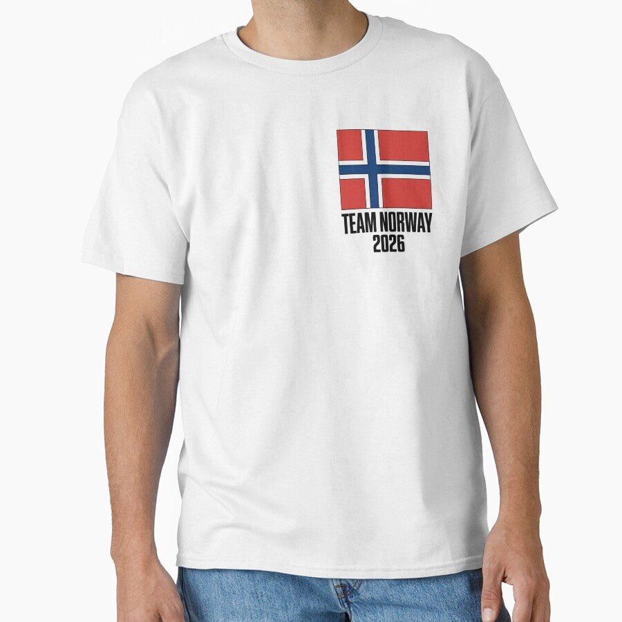 Team Norway 2026  Soccer Fan T-Shirt V12 by DBWStudios