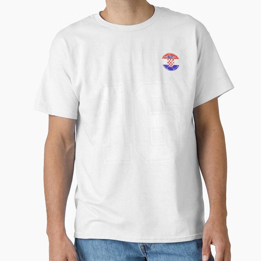 Croatia Soccer Number 16 Vintage Sports Fan by KristenosNehk