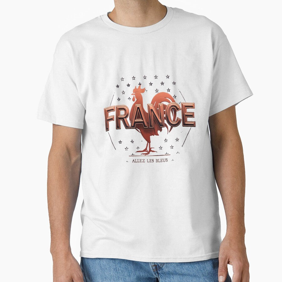 France Football Rooster Badge - Allez Les Bleus Soccer by PACS0011