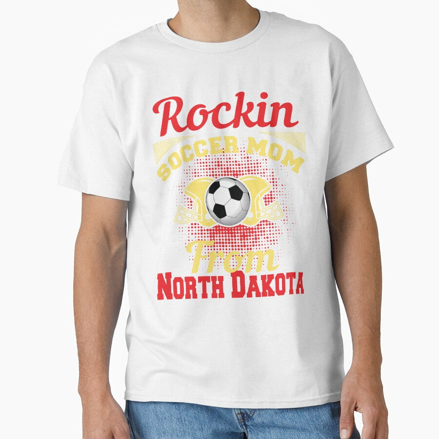 Rockin Soccer Mom From North Dakota by LarrysDesigns