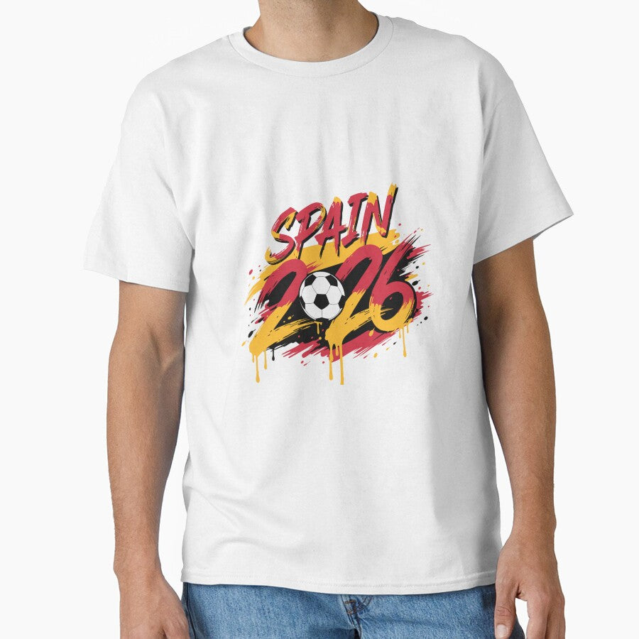 Spain 2026 Soccer Vintage Flag Brush Font by PACS0011