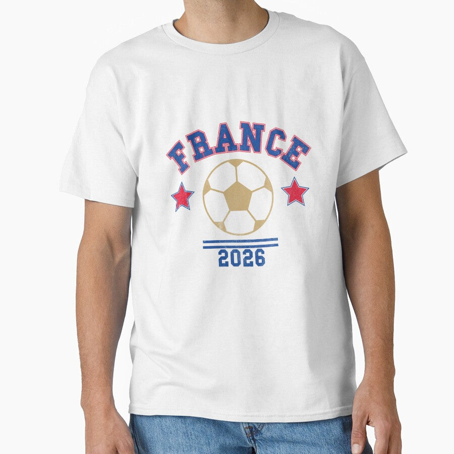 France 2026 — Vintage Soccer Tee by C & T ArtLab