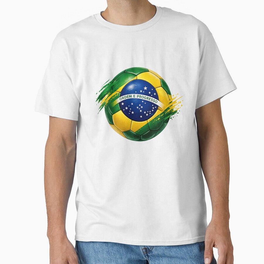 Brazil Soccer Flag Design – World Cup Football Fan Graphic by RolMerch
